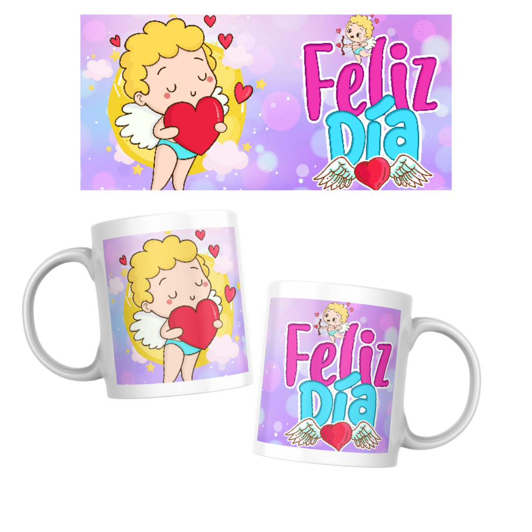 MUG FELIZ DIA PARA ELLAS
