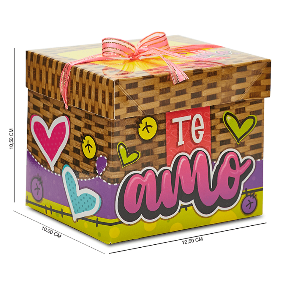 Miniatura: CAJA DE REGALO CUBO 