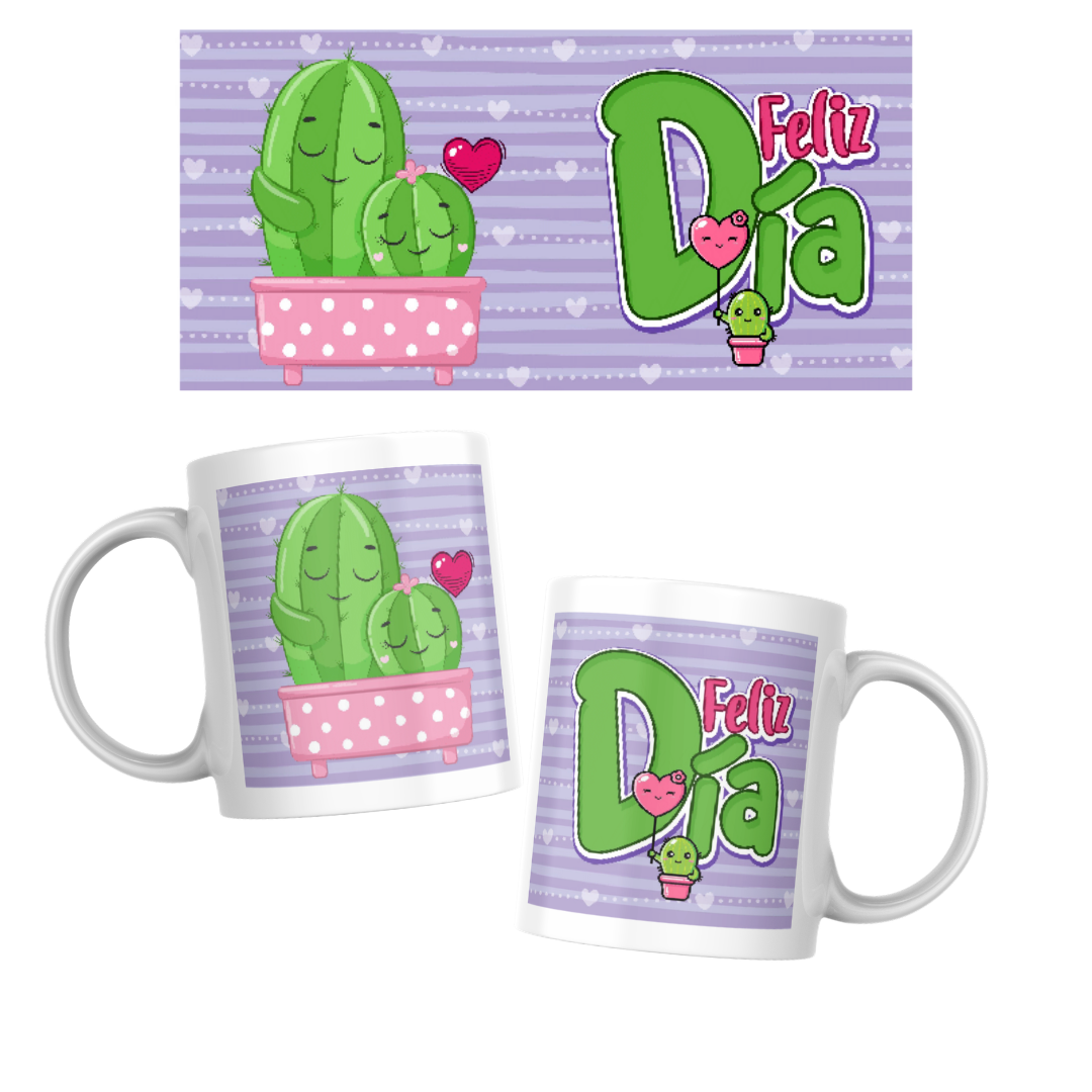 MUG FELIZ DIA PARA ELLAS