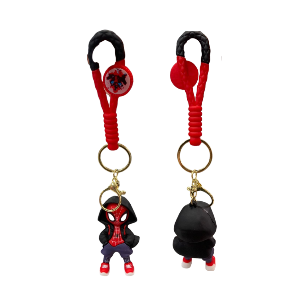 LLAVERO DE GOMA SPIDER MAN 