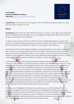 Portfolio 5 A freelancing