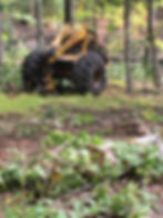 Three wheel mechanical harvester