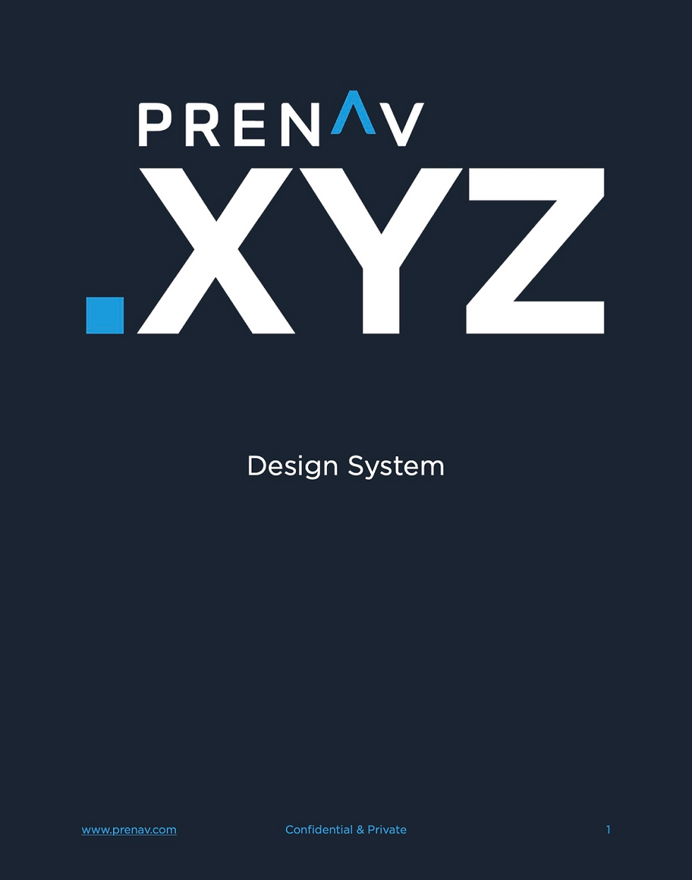 Design System - XYZ 1