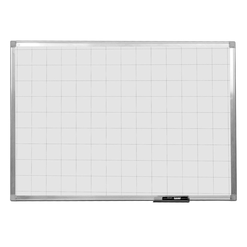Quadro Branco Fórmica Quadriculada Alumínio A