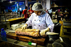 La buena comida del Oktoberfest