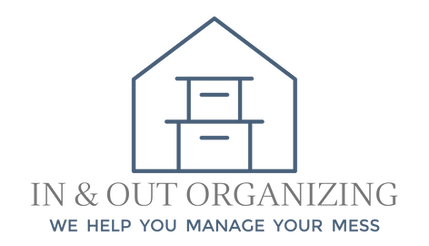In and Out Organizing. We help you manage your mess.