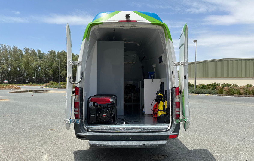 Mobile Car Wash Van For Sale TransTech Dubai, UAE