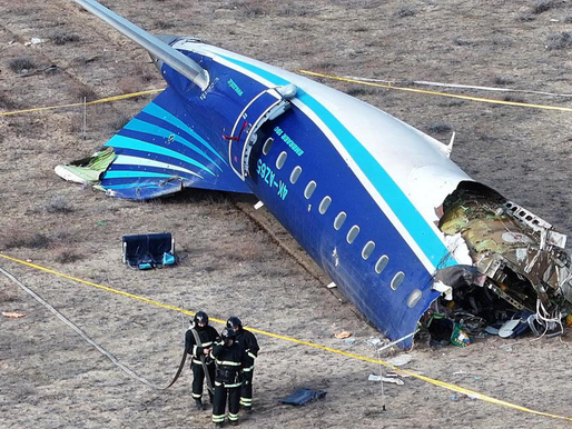 Azerbaijan Airlines E190 crash was caused by a Russian missile strike