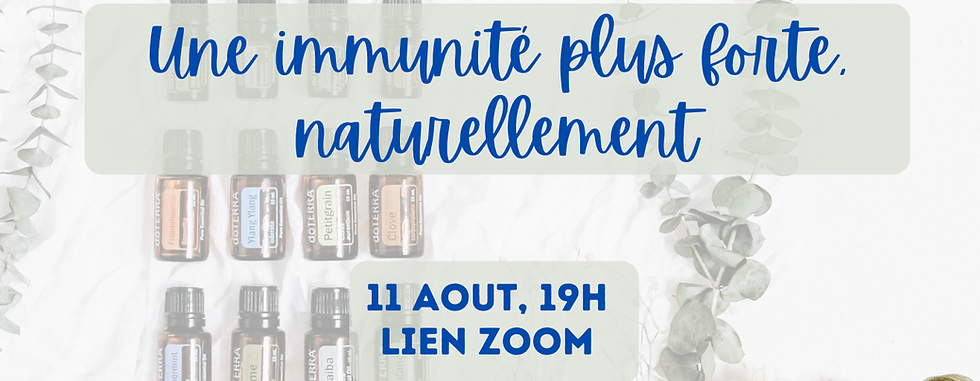 Une immunité plus forte, naturellement
