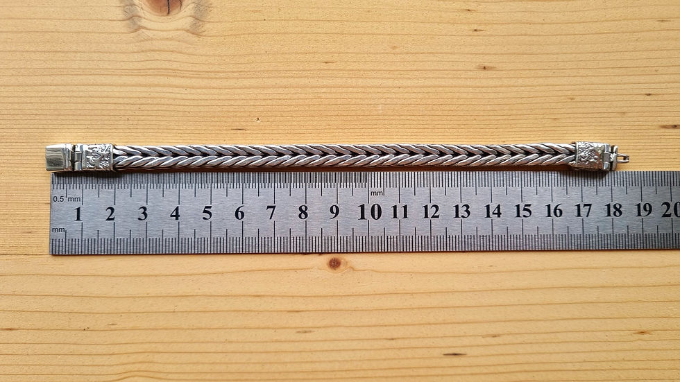 Miniaturbild: Silberarmband - 18 cm