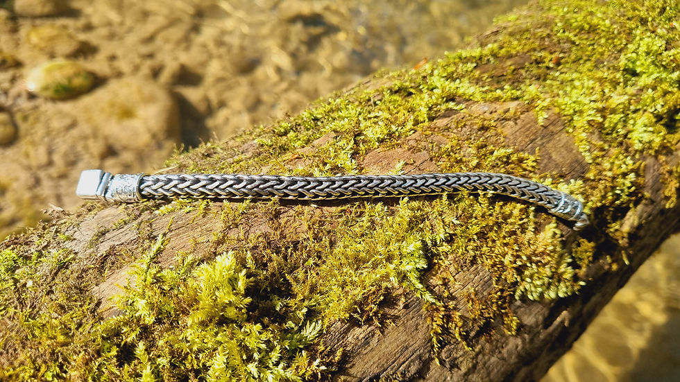 Miniaturbild: Silberarmband - 19 cm