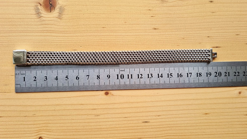 Miniaturbild: Silberarmband - 19 cm