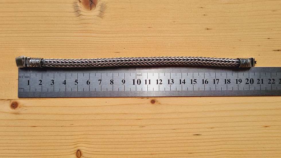 Miniaturbild: Silberarmband - 20 cm