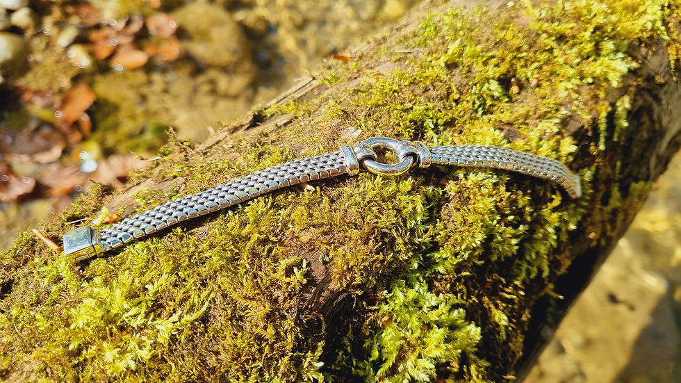 Miniaturbild: Silberarmband - 18 cm