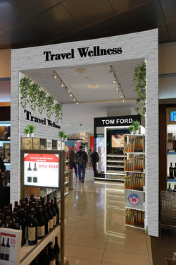 Wellness hallway mock up