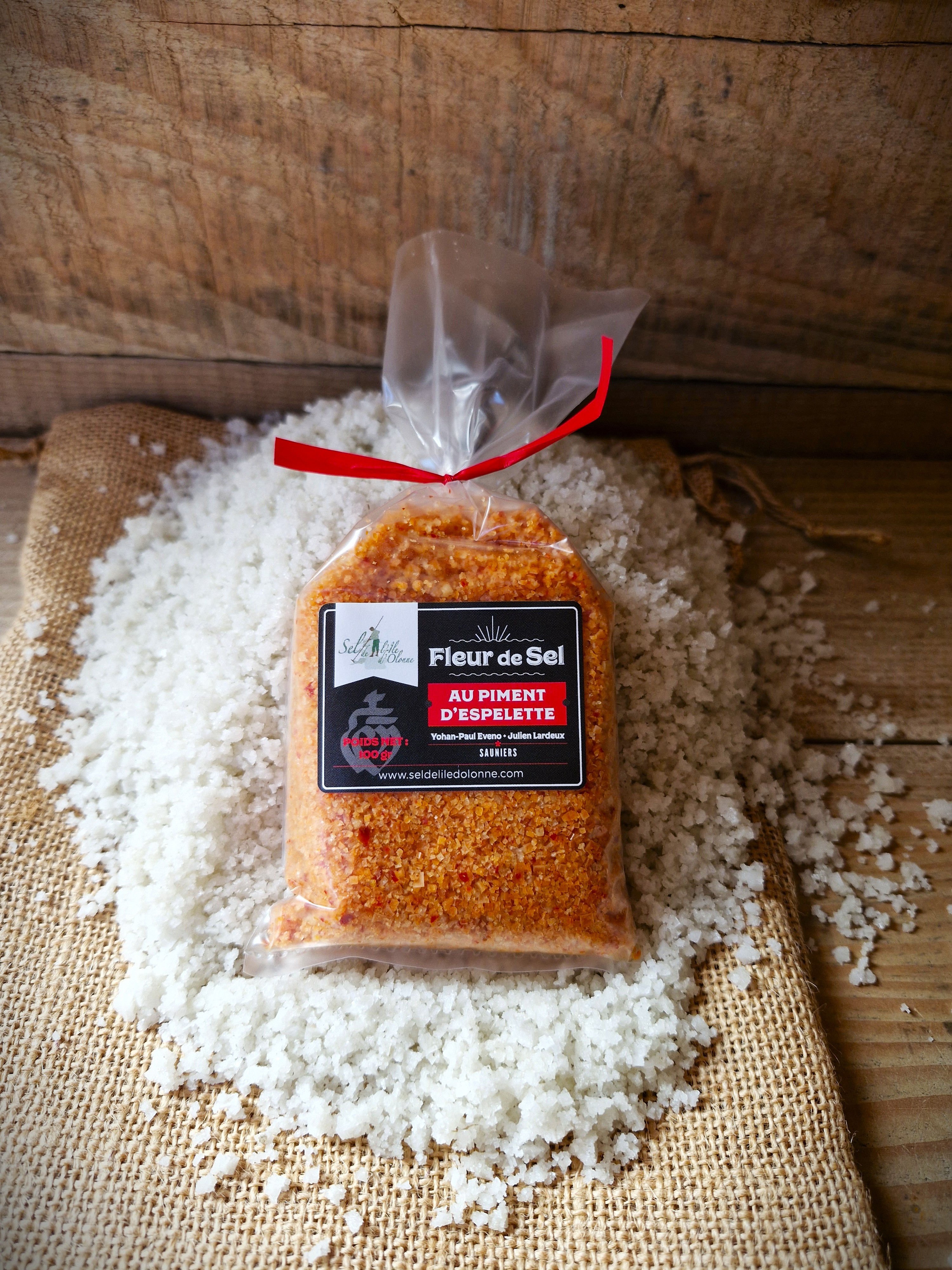 Fleur de Sel 100g PIMENT D'ESPELETTE