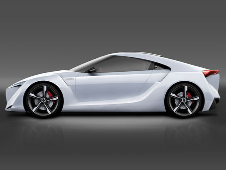 El Toyota FT-HS Hybrid Sports concepto de coche deportivo