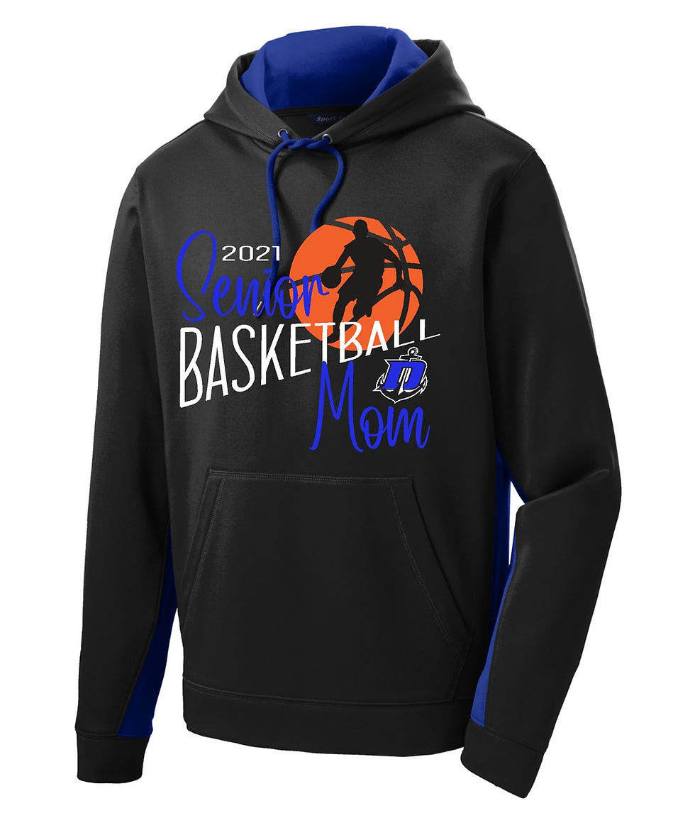 Senior Basketball Mom - Hoodie (Personalized)