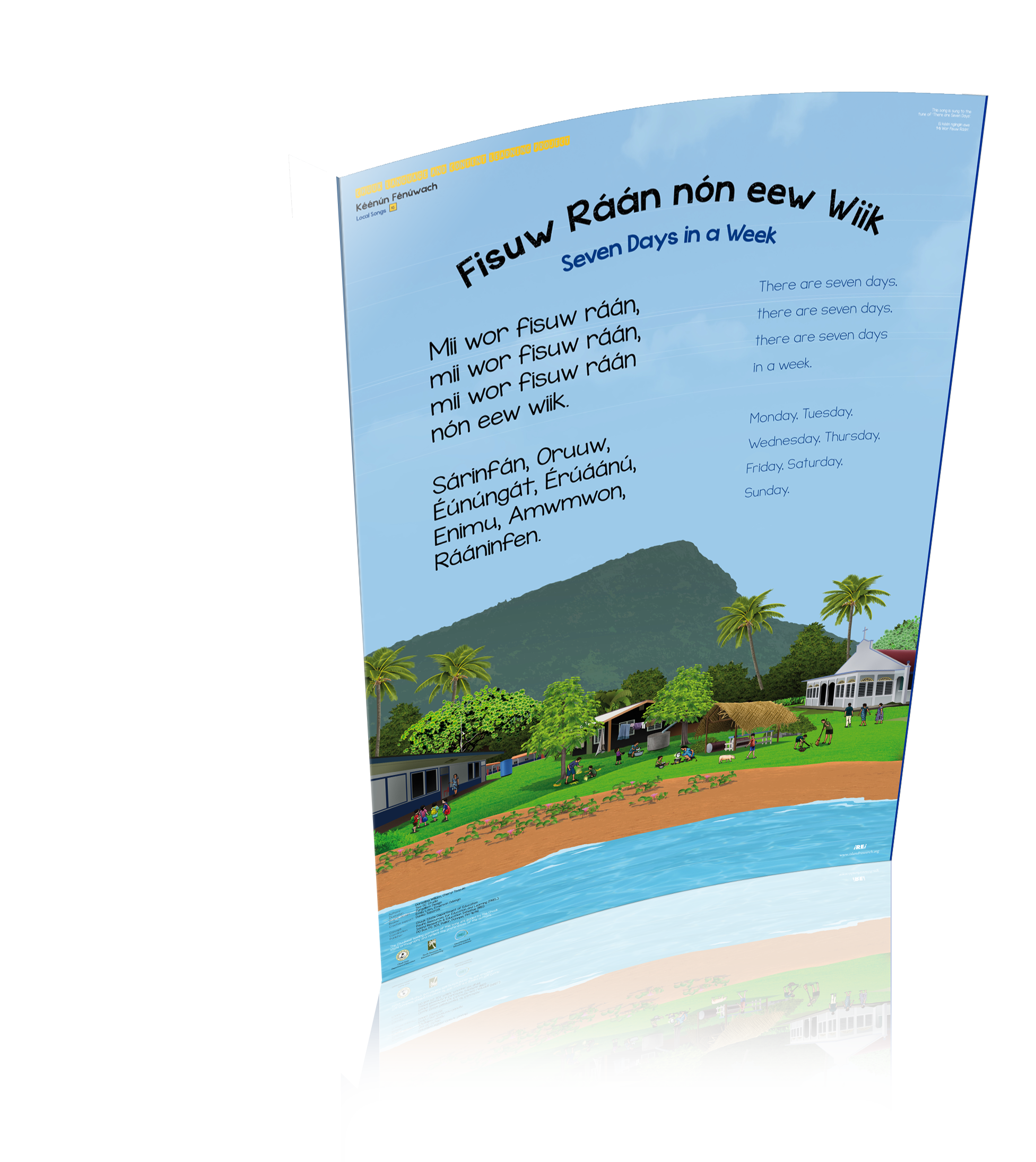 Fisuw Ráán nón eew Wiik [Seven Days in a Week]