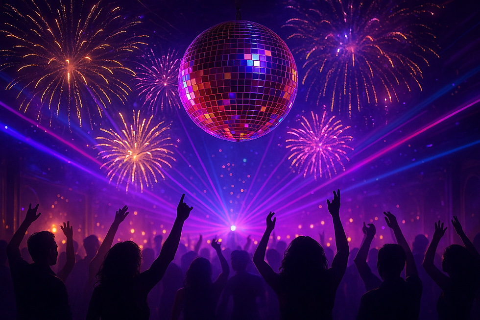 Celebrate New Year’s Eve Party 2025 on board ÜberVida in Bermuda with a Studio 54-themed party. Glitter, disco, and midnight champagne toast on Bermuda’s Celebration Yacht.