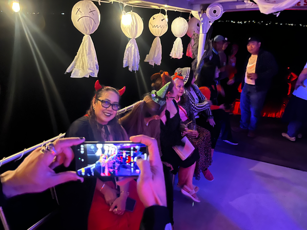 Bermuda Halloween Party Cruise on board ÜberVida Bermuda's Celebration Yacht