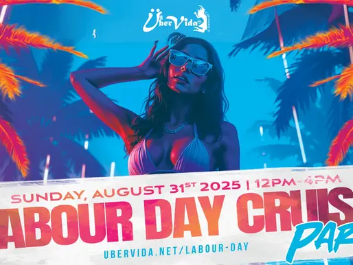 Labour Day Miami Vice themed 4-hour swimming cruise with open bar on ÜberVida yacht in Bermuda, August 31 2025