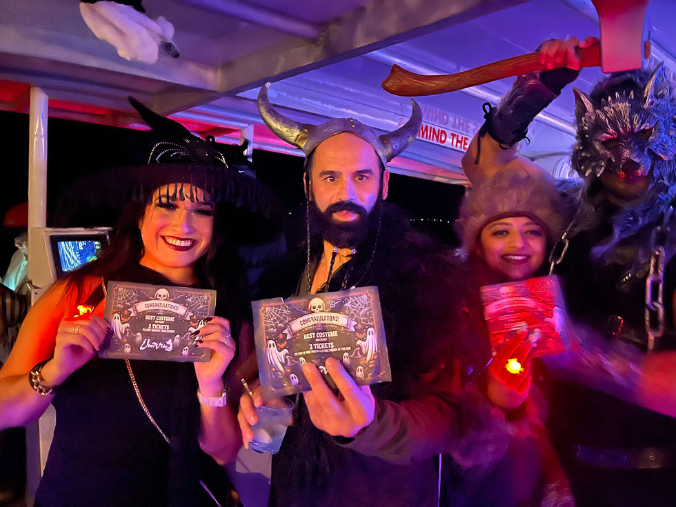 Bermuda Halloween Party Cruise on board ÜberVida Bermuda's Celebration Yacht