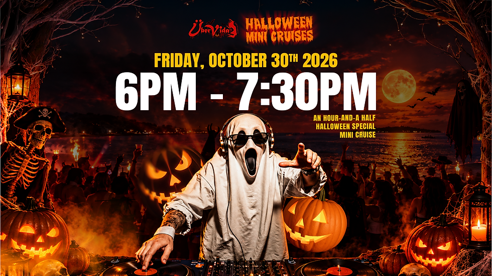 6PM Friday OCTOBER 30TH 2026 HALLOWEEN MINI CRUISE "MINI CRUISE TICKETS"