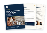 Guide des visites pour acheteurs : couverture et pages intérieures