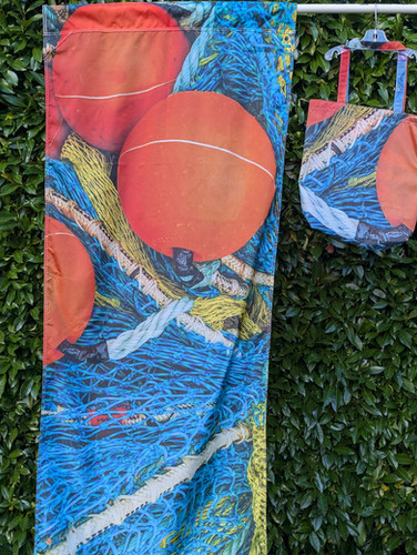 The Original Banner Bag - Maritime Buoys image 1