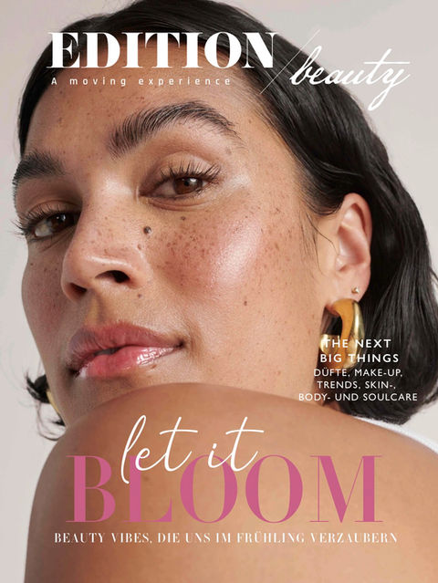 Cover Edition Beauty Model Gesicht frontal.