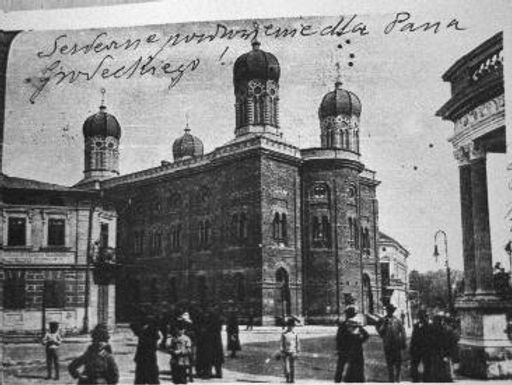 Sinagoga en la ciudad de Stanislau, en Polonia.jpg