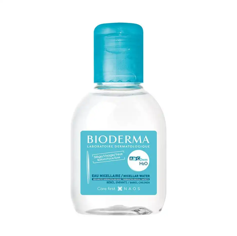 Thumbnail: Bioderma ABCDerm H2O Ultra-Gentle Non-Rinse Micellar Water for sensitive baby skin.
