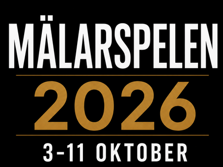 Träningsuppehåll under Mälarspelen 5-11 oktober