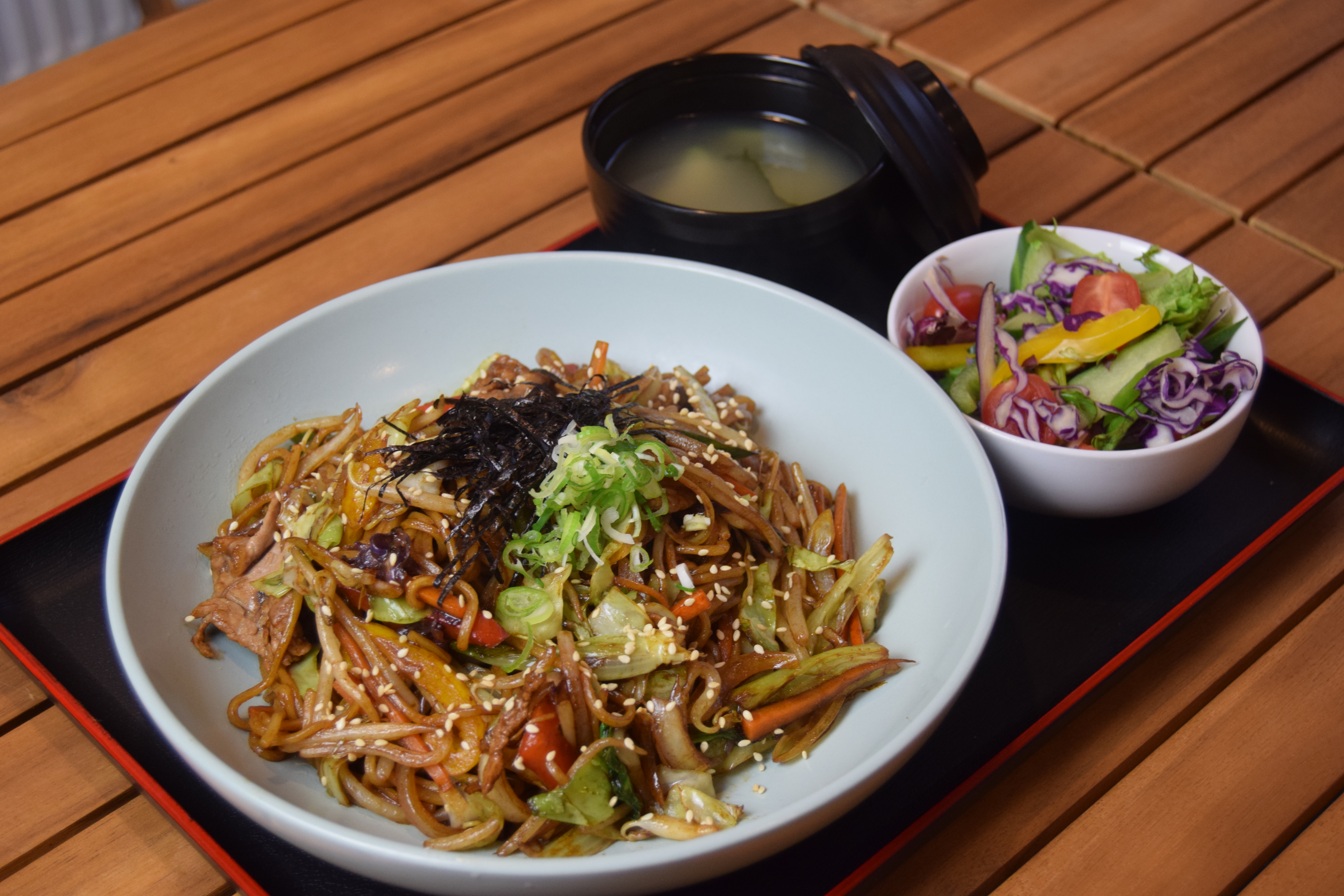 Arranged Food and Objects