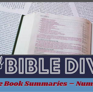 Brief Bible Dive with Pastor Nik