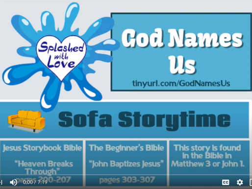 Splashed With Love: God Names Us
