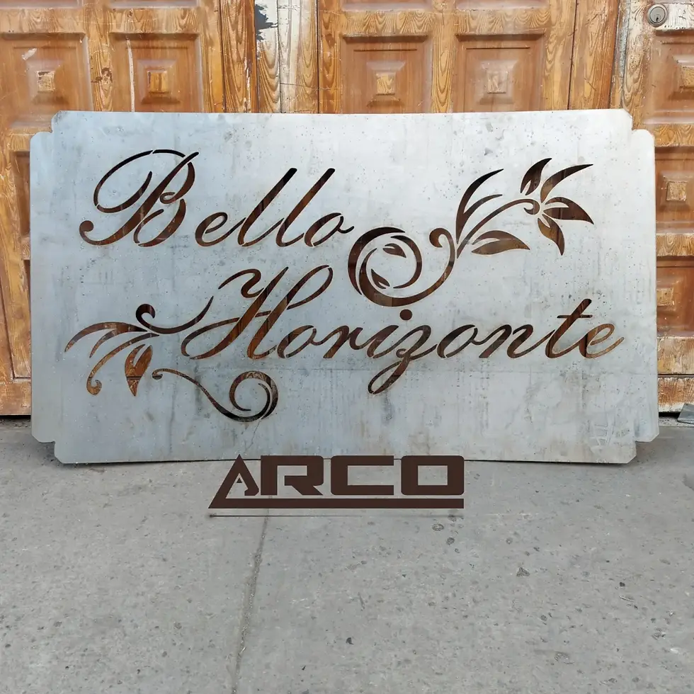 Miniatura: Avisos Metálicos y Letras en Acero Inoxidable