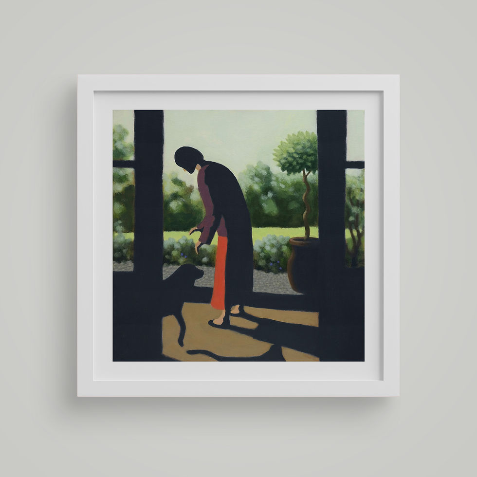 Thumbnail: The summer house Fine Art Print