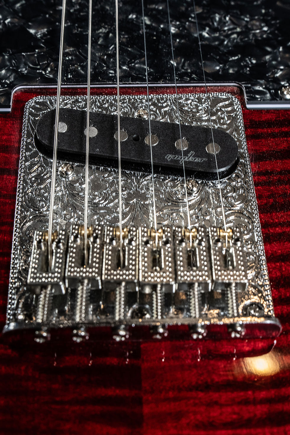 Thumbnail: Custom Red/Black Flame Maple Rebel