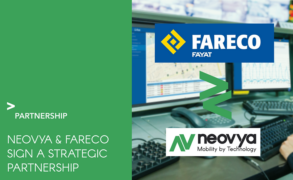 Neovya signs a partnership with FARECO to improve mobility