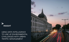 Using data intelligence to line up environmental challenges with urban traffic management