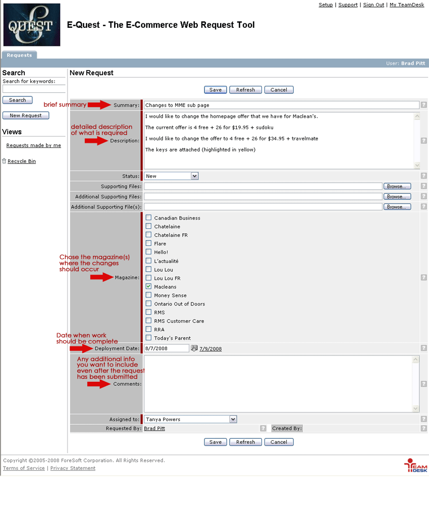 application design