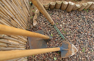 Garden Tools on Gravel