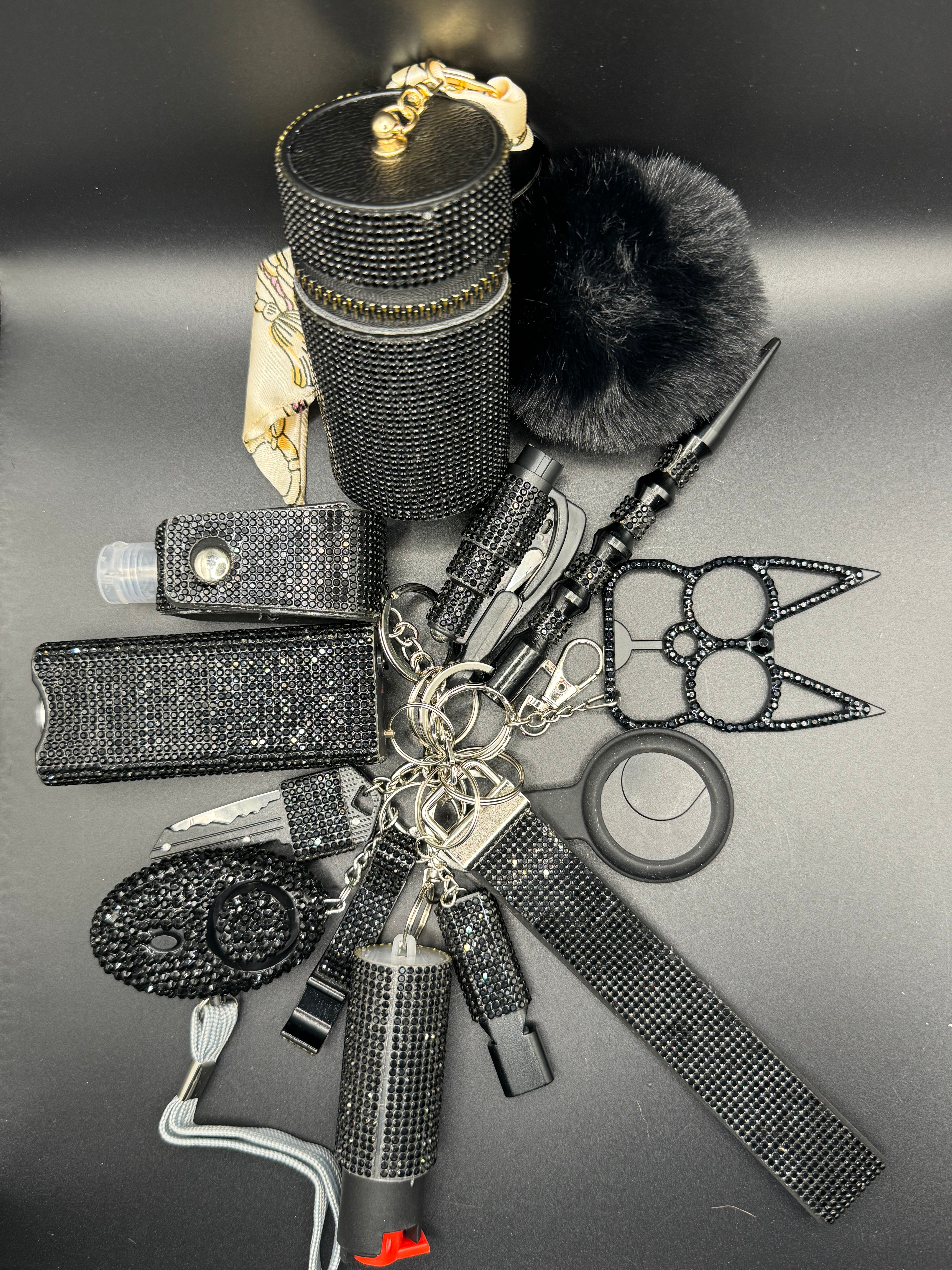 15 pc Super Sassy Self-Defense Keychain Set