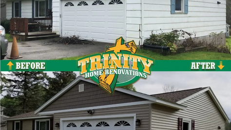 Exterior Facelift Includes New Roof & Siding