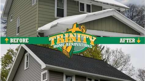 Winter Ice Damage = New Roof, Gutters, and Siding