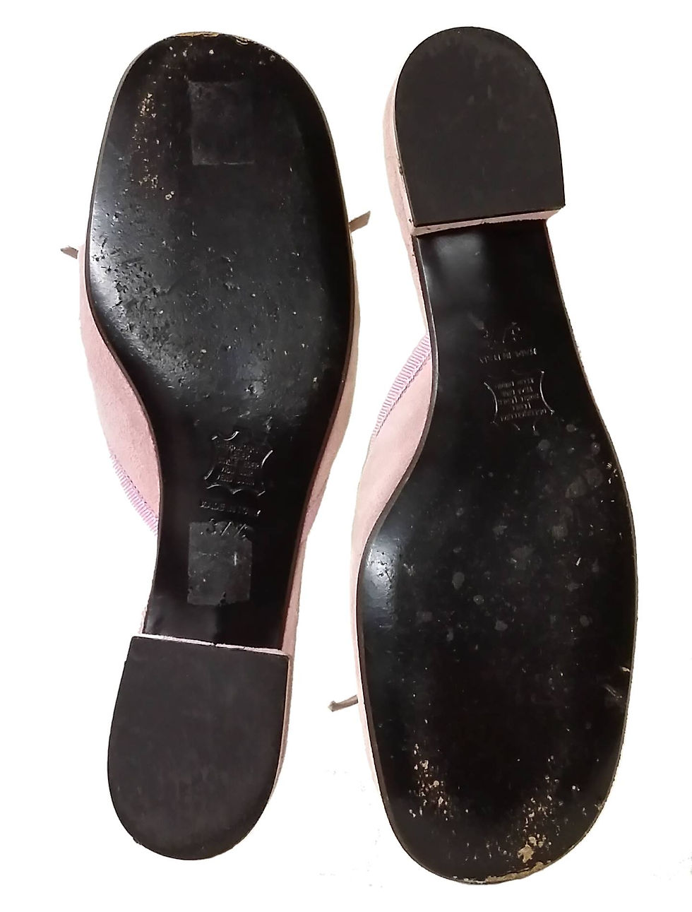 Thumbnail: Barney's Pink Suede Slippers