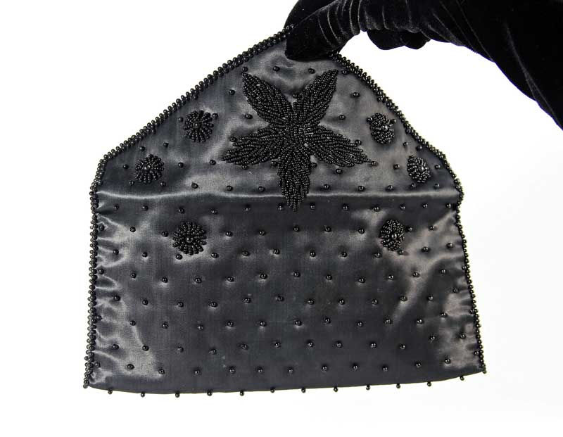 Thumbnail: Debbie Black Satin Evening Clutch