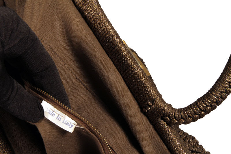 Thumbnail: Italian Cocoa Macrame Satchel